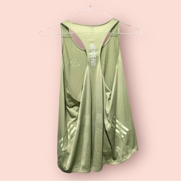 Adidas Green Racerback Tank Top XL - Picture 2 of 4